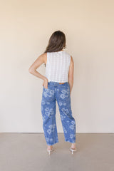 Good Luck Printed Barrel Jeans