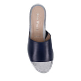 Carley Nappa Navy Silver