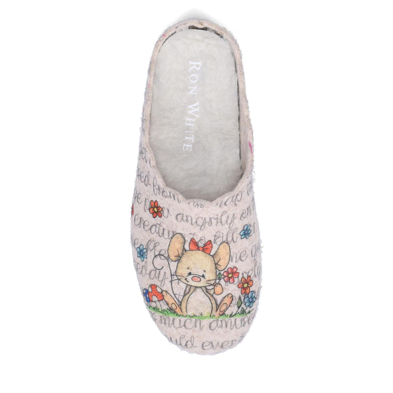 Lupin Mouse Slipper Oyster
